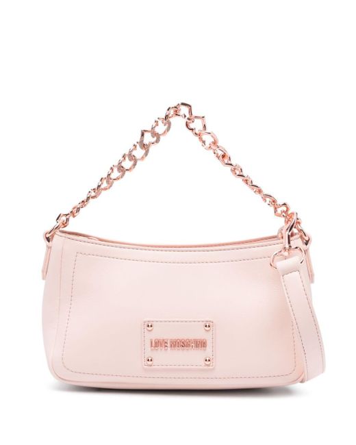 Love Moschino Pink Bag With Logo
