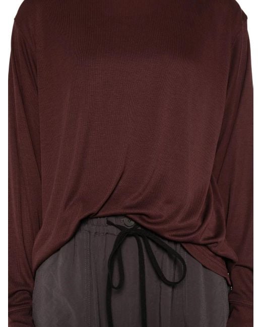 Studio Nicholson Purple Simmons Long-Sleeve T-Shirt