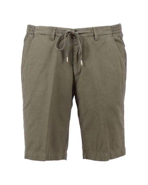 Briglia 1949 Gray Bermuda Drawstring Shorts for men