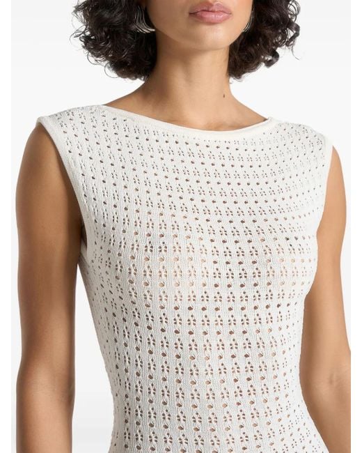 Manière De Voir Keyla バックレス ミニドレス White
