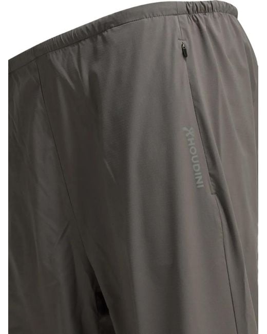Houdini Sportswear Gray Pace Light Elasticated-Waist Trousers for men