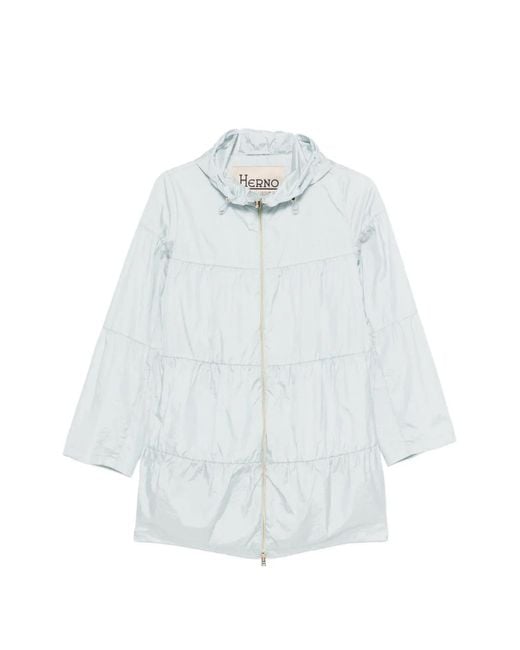 Herno White Light Polyamide Parka