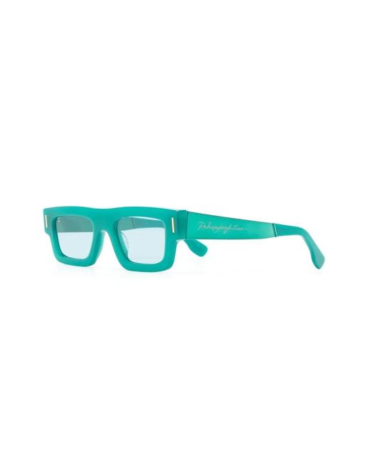 Retrosuperfuture Green Colpo Rectangle-Frame Sunglasses