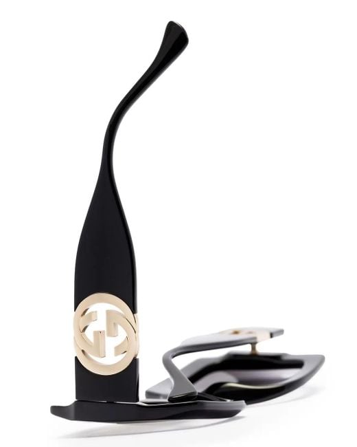 Gucci Black Oversized Square Sunglasses