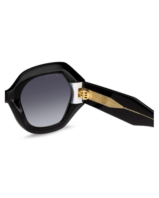 Etro Black Mania Sonnenbrille mit Oversized-Gestell