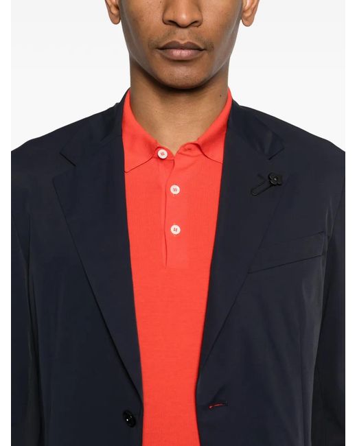 Lardini Blue Patch-Pocket Suit for men