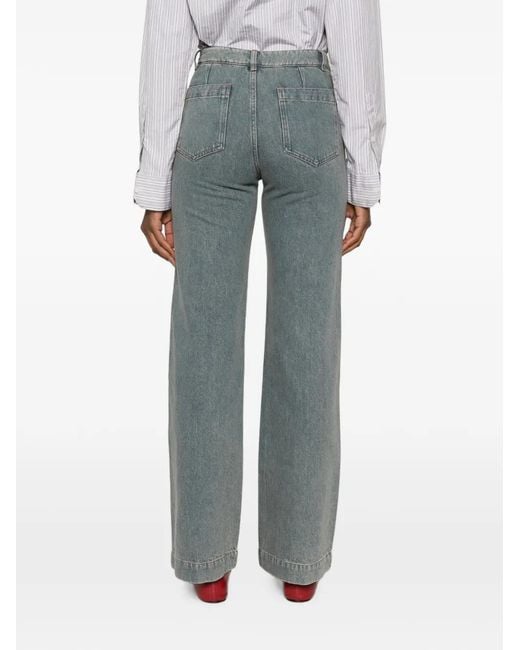 A.P.C. Blue Victoria Patch-Pocket Jeans