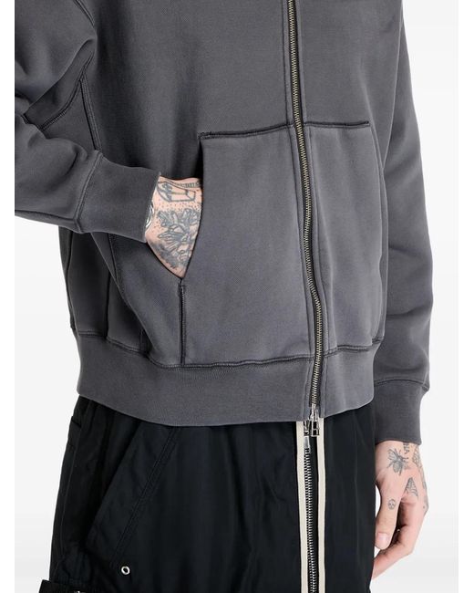 HAL STUDIOS® Gray Cotton Zip-Up Hoodie