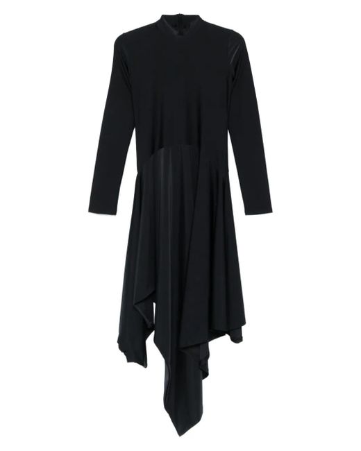 ALAINPAUL Asymmetrische Jurk in het Black