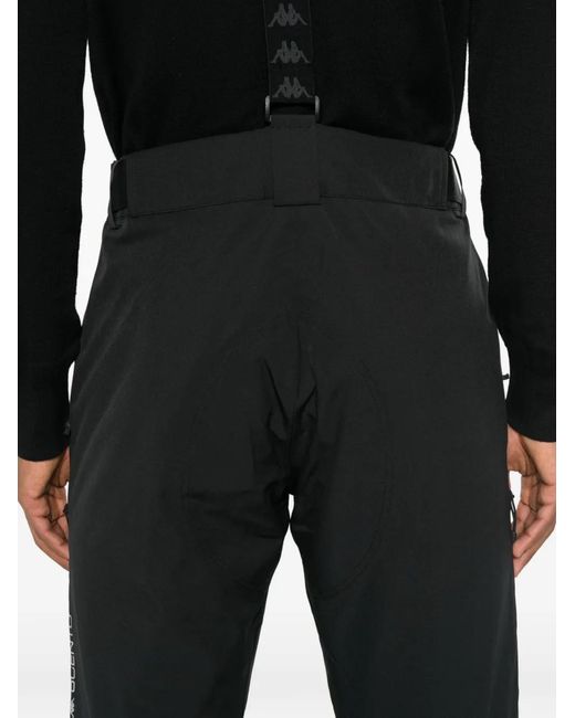 Pantalones Con Parche Kappa de hombre de color Black