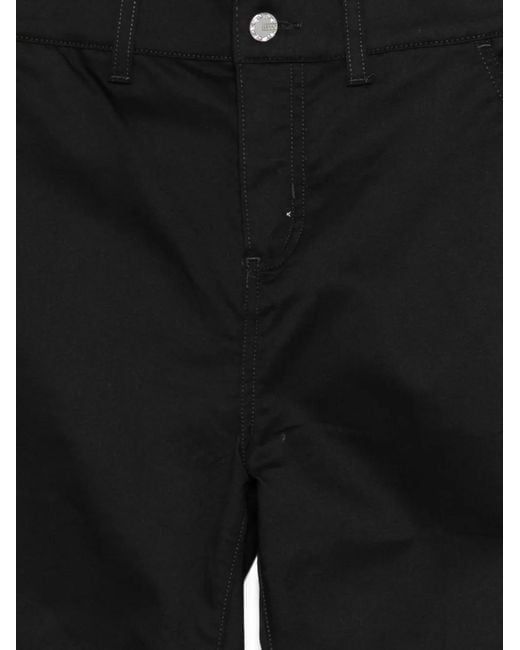 Liu Jo Black Logo-Patch Trousers