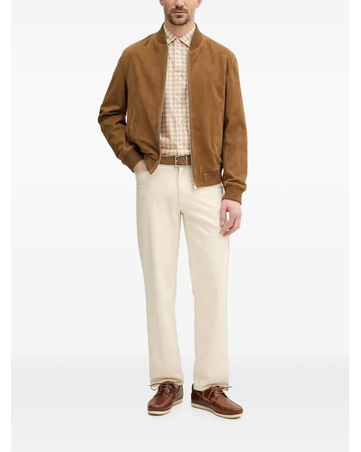 Trussardi Natural Check-Pattern Shirt for men