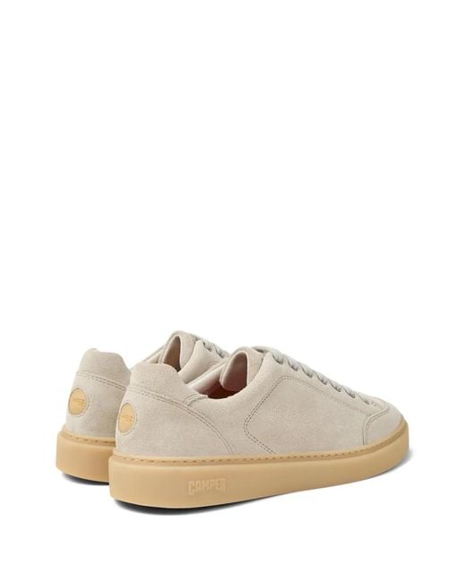 Camper White Twentyfive Suede Sneakers for men
