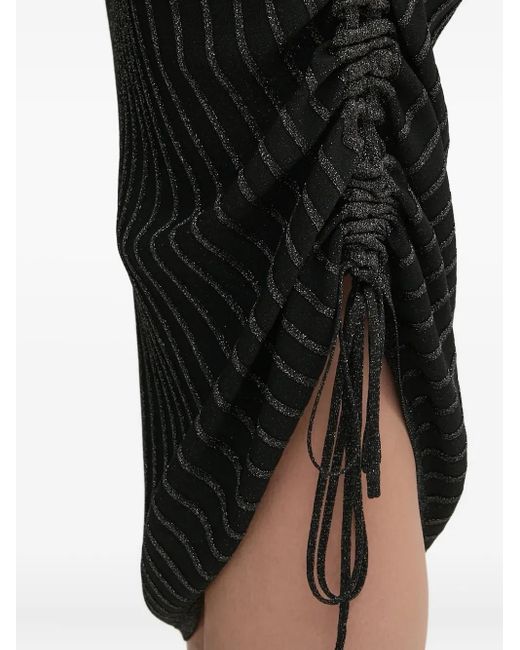 Abito Midi Gessato di Liu Jo in Black