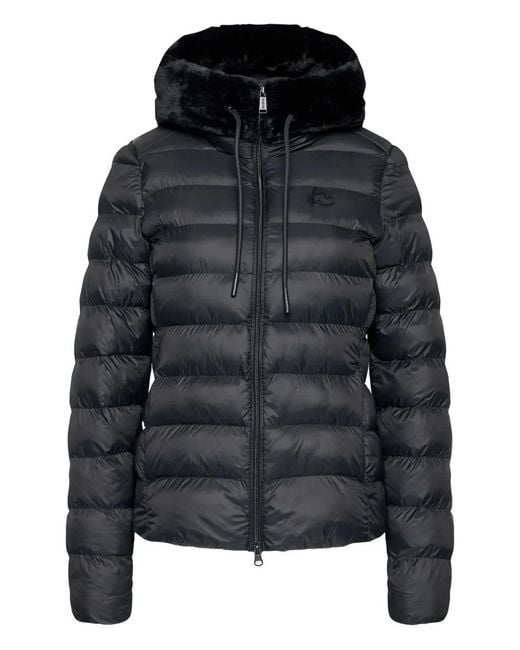 INVICTA WATCH Black Fuji Quilted Hooded Jacket