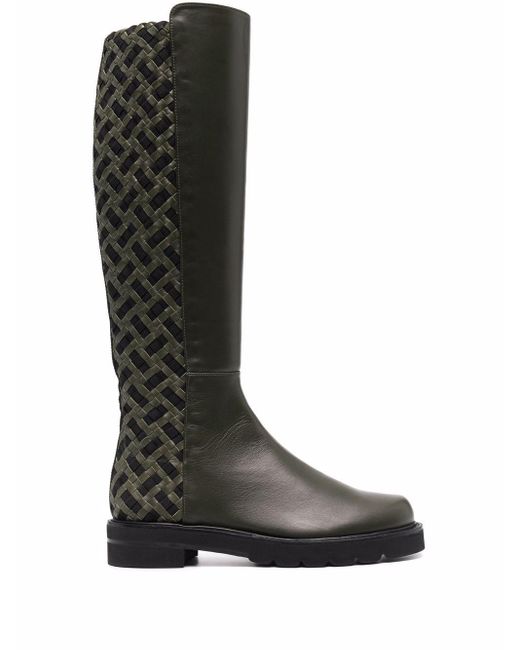 stuart weitzman green boots