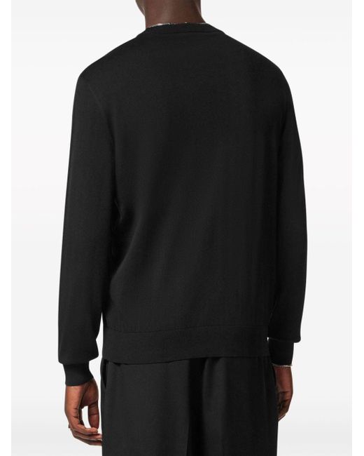 Versace Sweatshirt mit Medusa-Stickerei in Black für Herren