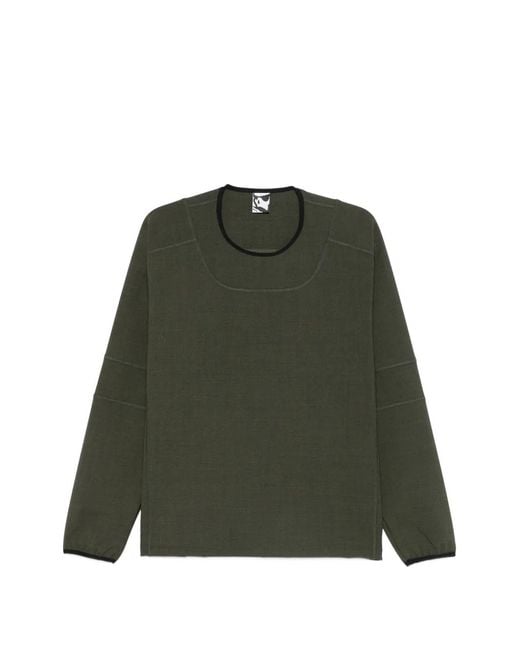 GR10K Green T-Shirt À Manches Longues for men