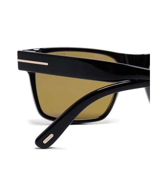 Tom Ford Black Square-Frame Sunglasses
