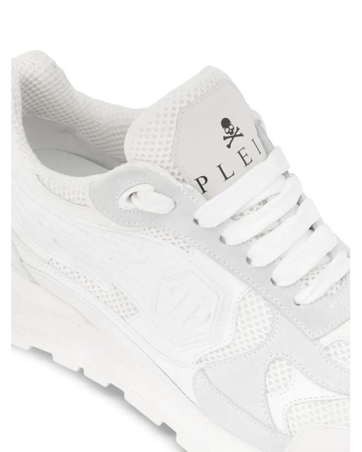Philipp Plein White Runner Titan Edge Sneakers for men