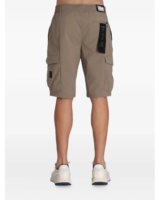 Boss Gray Cargo-Pocket Shorts for men