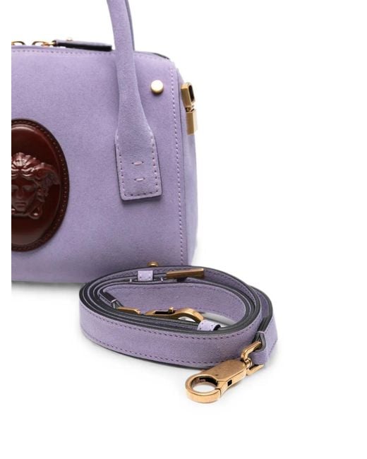 Borsa Tote di Versace in Purple
