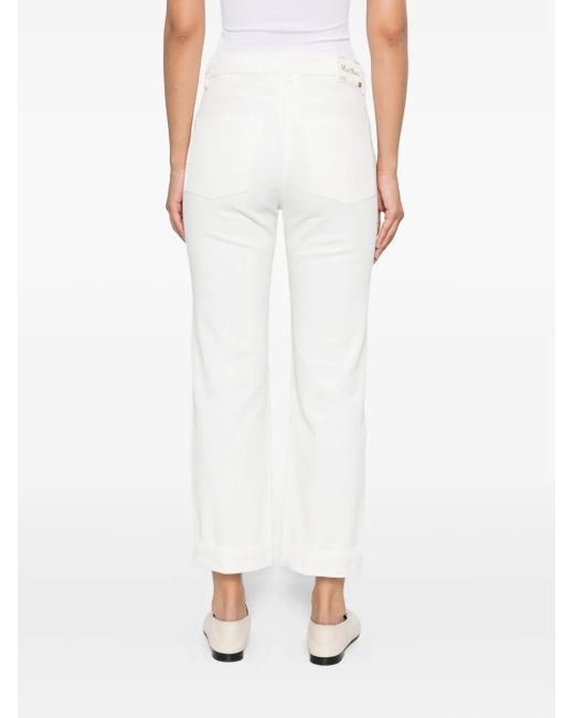 Max Mara White Trousers