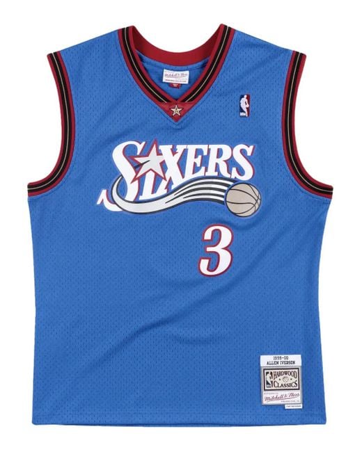 Mitchell & Ness Blue X Nba 76Ers 2000 Allen Iverson Swingman Alternate Tank Top for men