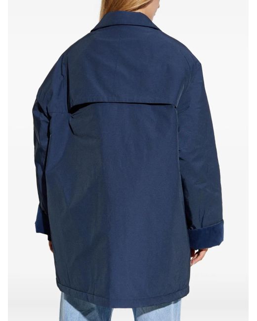 DSquared² Jas Met Fluwelen Manchetten in het Blue