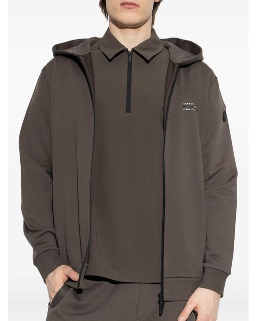 Moncler Gray Zip-Throughs for men