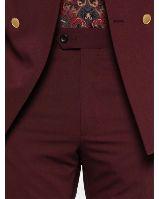 Reveres 1949 Red Double-Breasted Suit for men