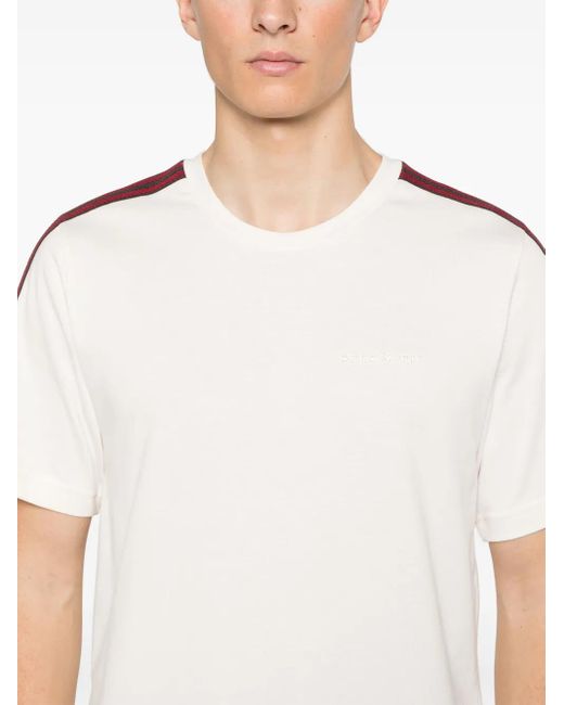 Adidas White X Wales Bonner 3-Stripes Logo T-Shirt