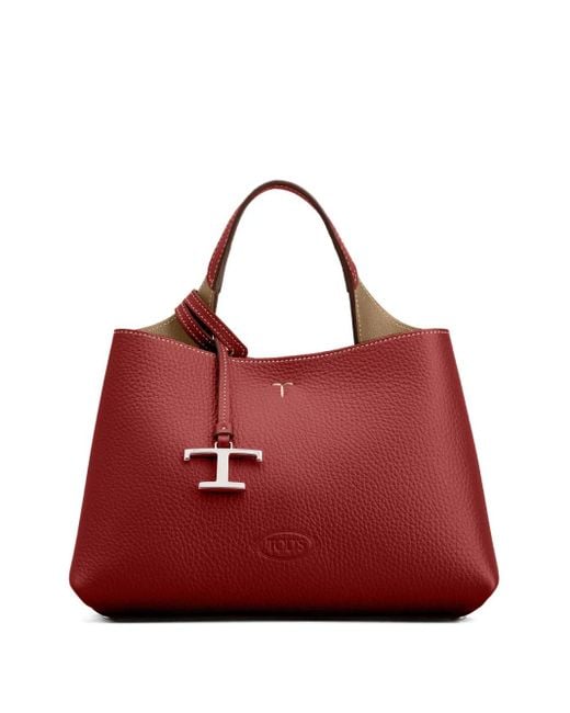 Tod's Red Leather Mini Bag
