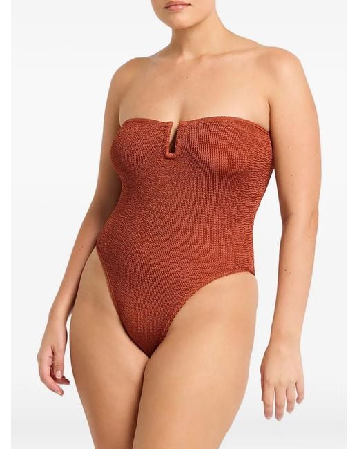 Bondeye Red Blake Strapless Swimsuit