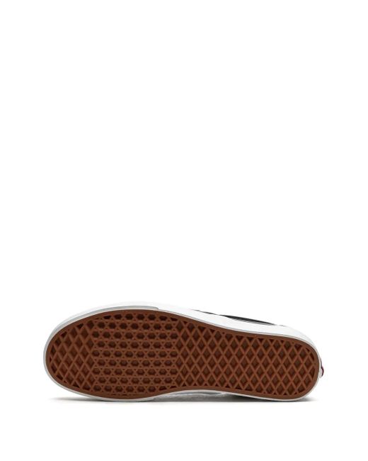Vans Black Classic Slip On "Fruit Checkerboard" Sneakers