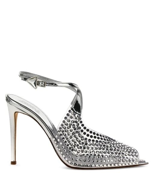 サンダル・ミュール NICOLO BERETTA SS23 'Beiby' sandals (NBE3001 002) Nicolo' Beretta 100Mm Beiby Sandals in Metallic | Lyst Canada