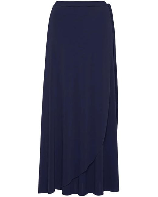Falda midi Julieta Eres de color Blue