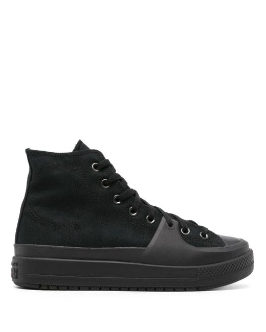 Converse Black Chuck Taylor All Stars Construct High-Top Sneakers