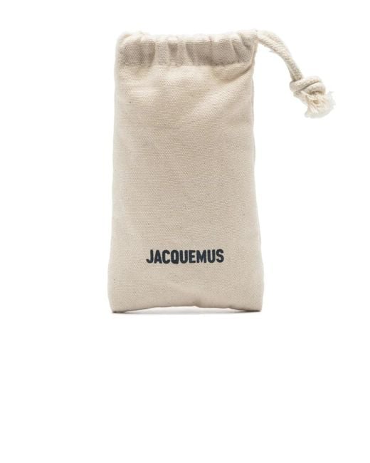 Jacquemus Black Capri Rectangle Frame Sunglasses