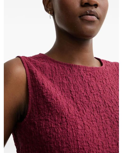 Pedro Del Hierro Madrid Textured Sleeveless Top