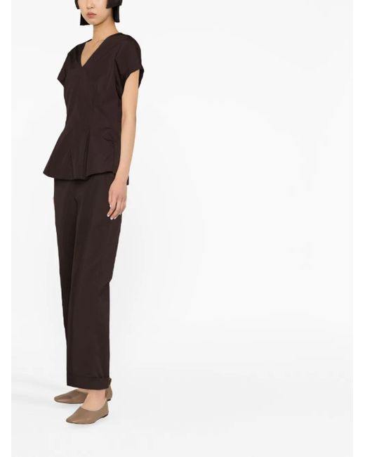 Aspesi Cropped Broek in het Brown