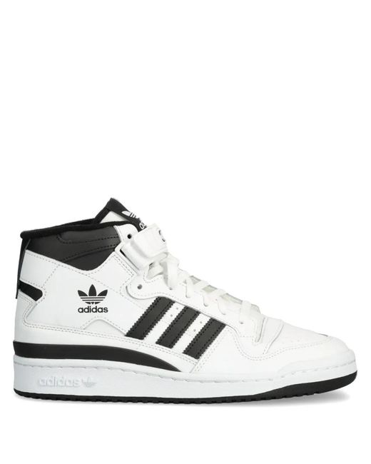 adidas Forum Mid Sneakers in White for Men | Lyst