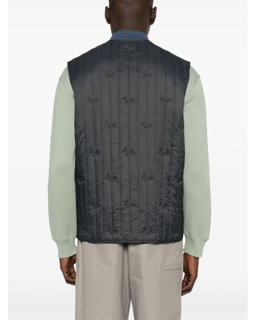 Chaleco Acolchado Maison Kitsuné de hombre de color Gray