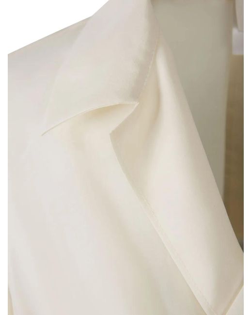 Givenchy Natural Wrap Silk Shirt