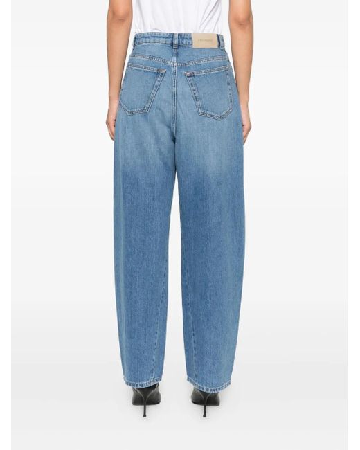 Givenchy Blue Jeans mit Logo-Patch
