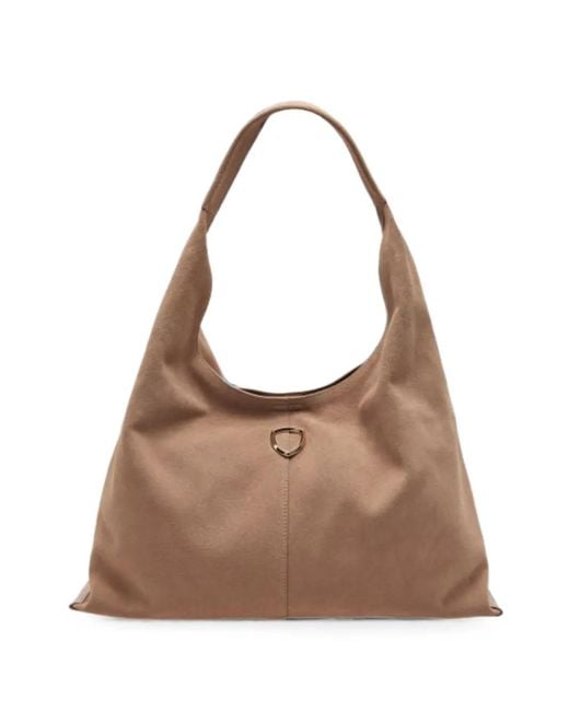 Blauer Brown Hiina Logo-Plaque Shoulder Bag