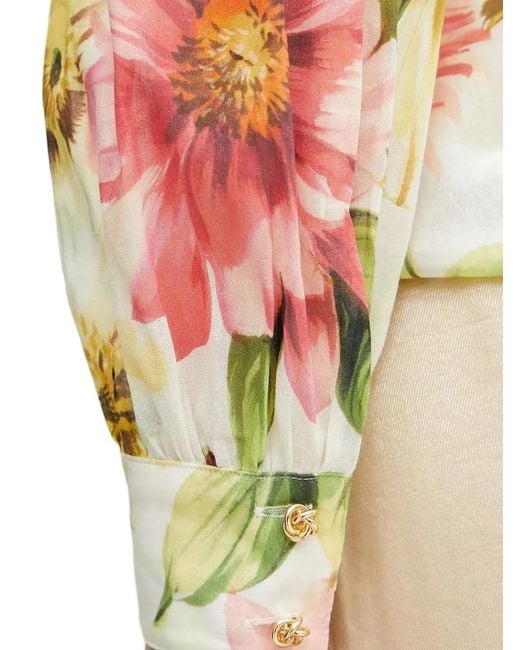 Guess Natural Floral-Print Shirt