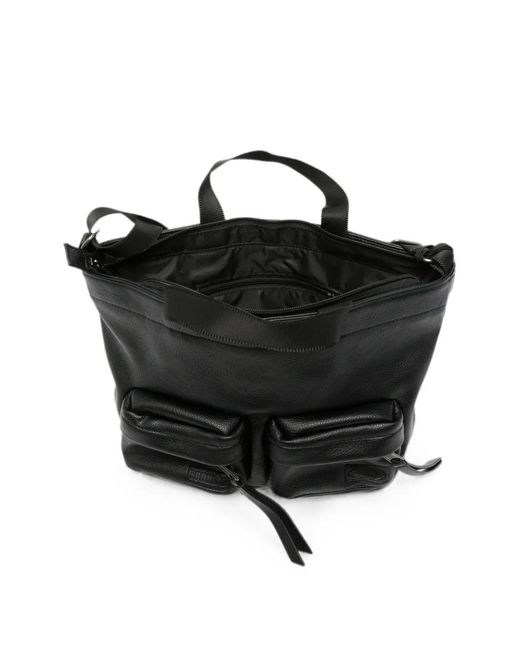 Eastpak Black Small Egon Pebbled Tote Bag