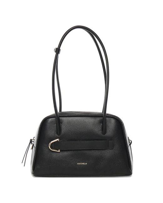 Coccinelle Black Top-Handle Shoulder Bag