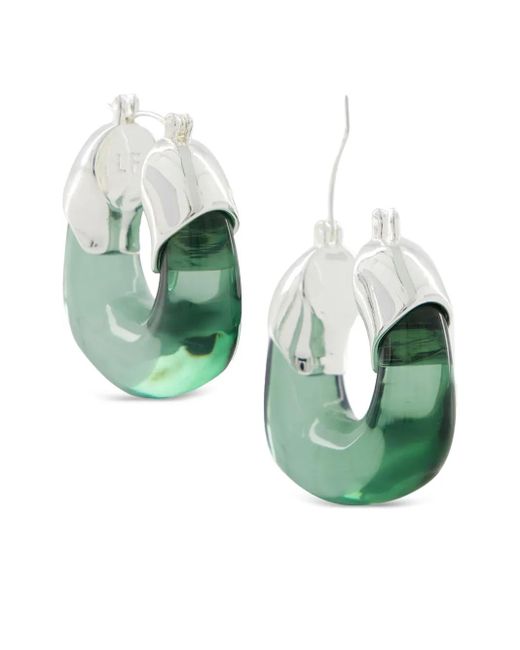 Lizzie Fortunato Green Klassische Creolen